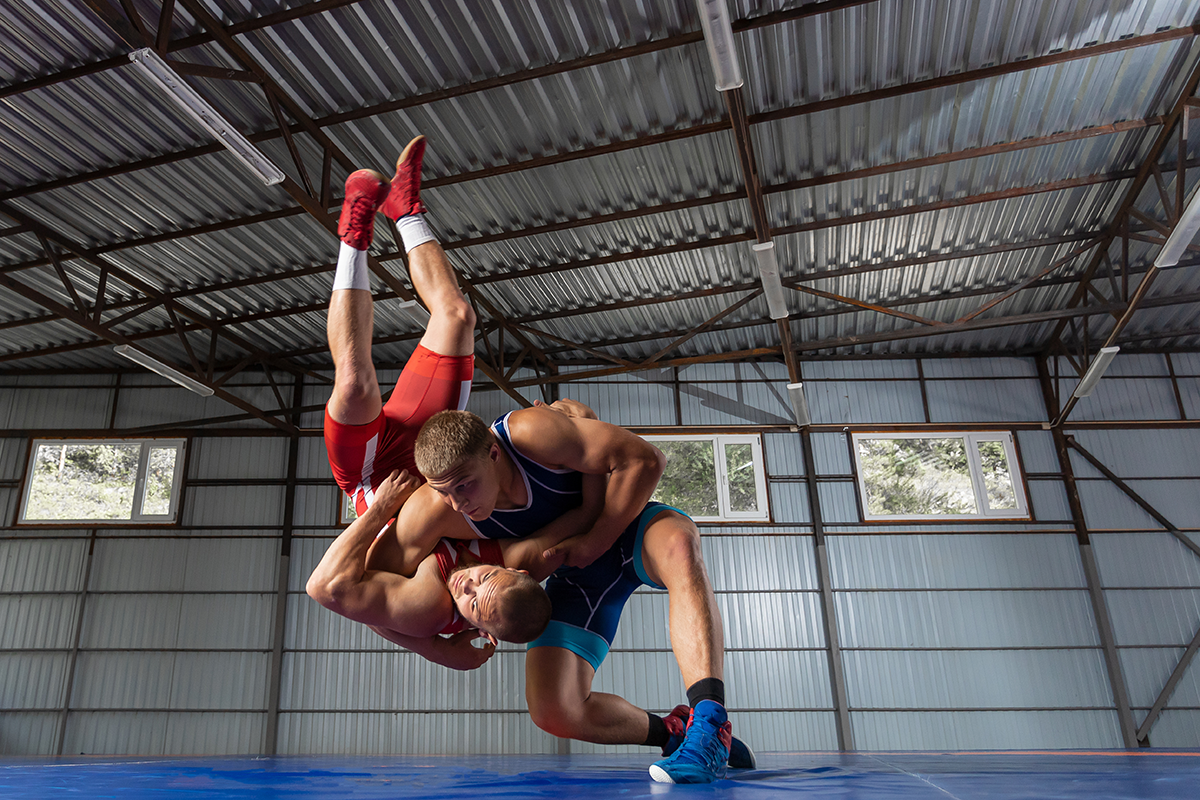 Freestyle wrestling singlets low top cut