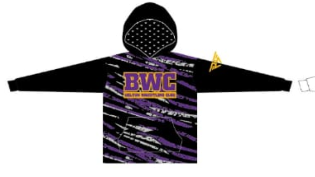 BWC Black Striped Hoodie