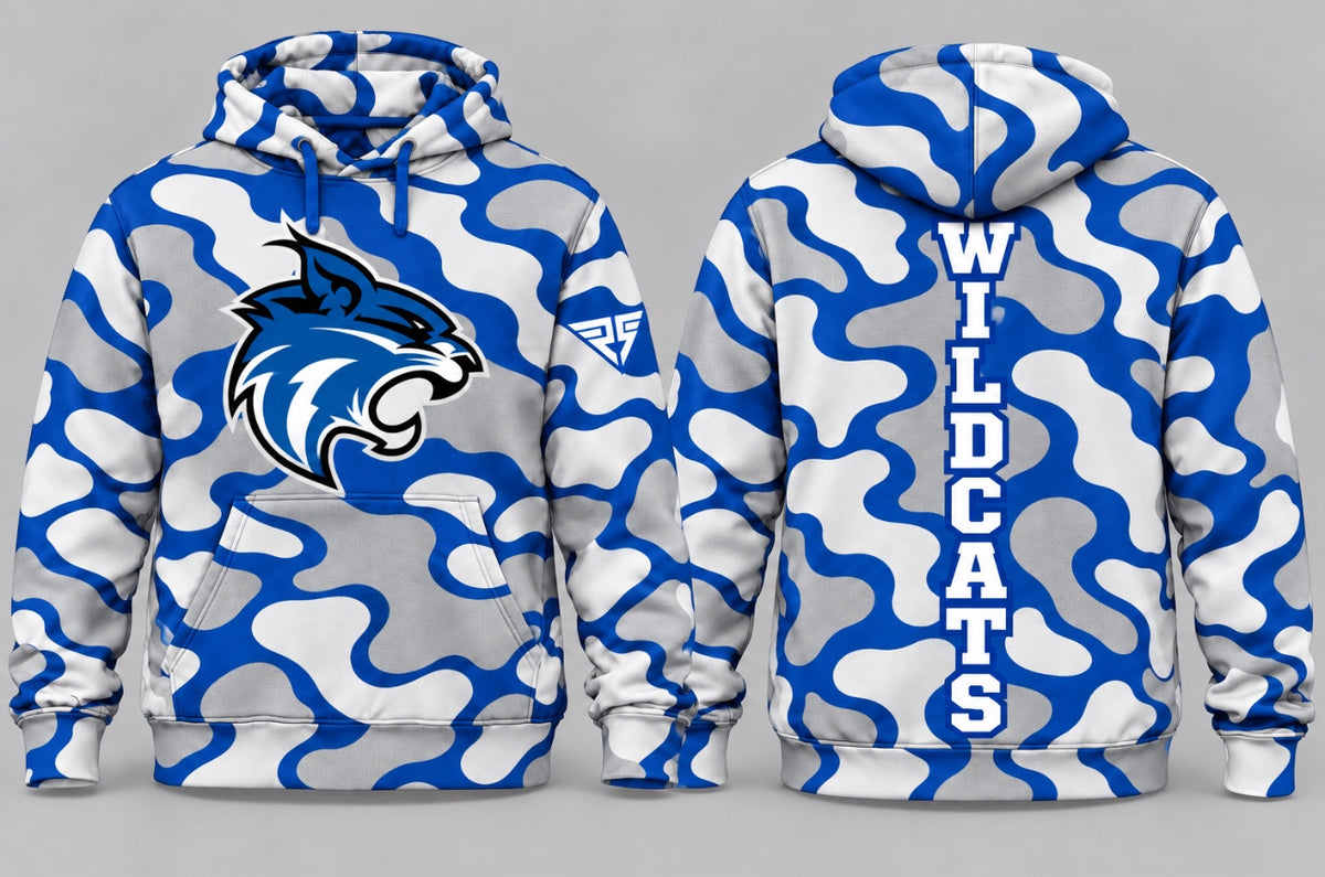 HYWC Hoodie - Blue Camo