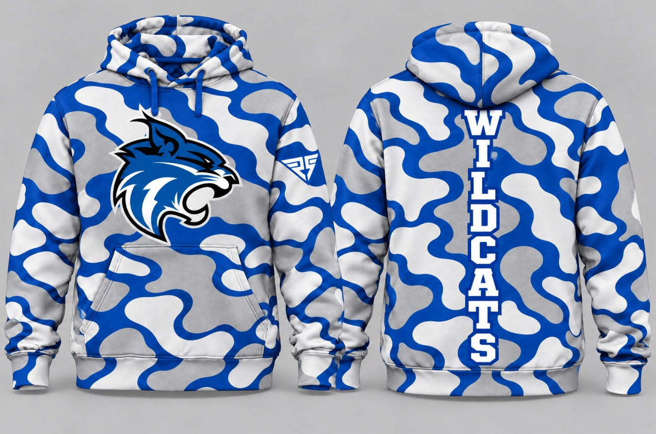 HYWC Hoodie - Blue Camo