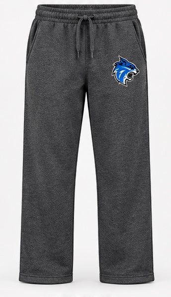 HYWC Open Bottom Sweats - Charcoal